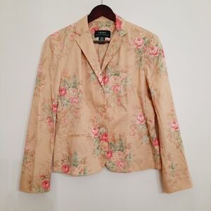 Vintage Ralph Lauren Floral Hyannis Port Blazer Small
